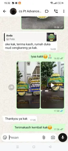 Testimonial Papan Bunga Pernikahan karyabuana
