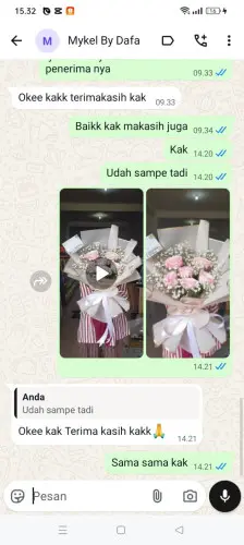 Testimonial Buket Bunga karyabuana