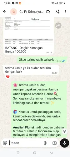 Testimonial Papan Bunga karyabuana