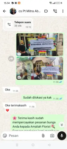 Testimonial Papan Bunga karyabuana