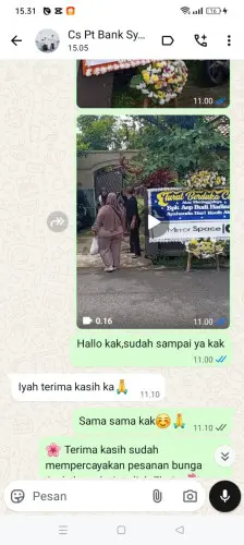 Testimonial Papan Bunga karyabuana